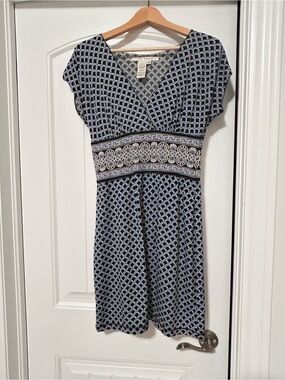 Max Studio Navy and Light blue dress